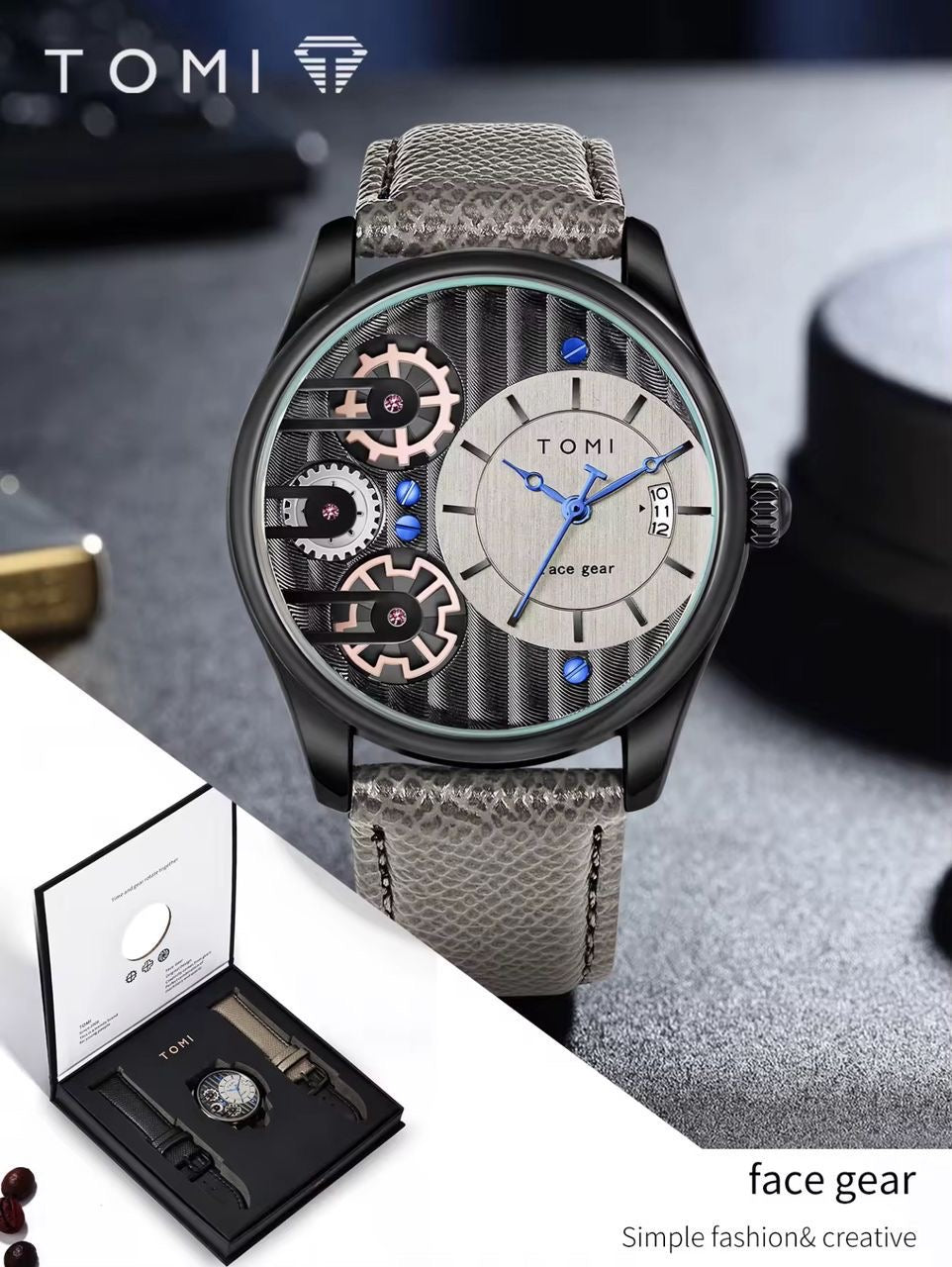 ⌚ La Montre Tomi Mécanique — Élégance Précision Pouvoir