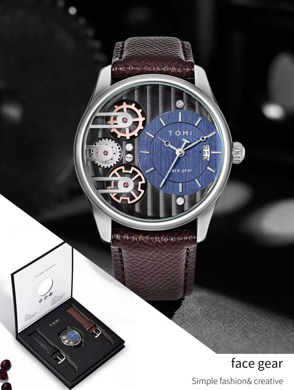 ⌚ La Montre Tomi Mécanique — Élégance Précision Pouvoir