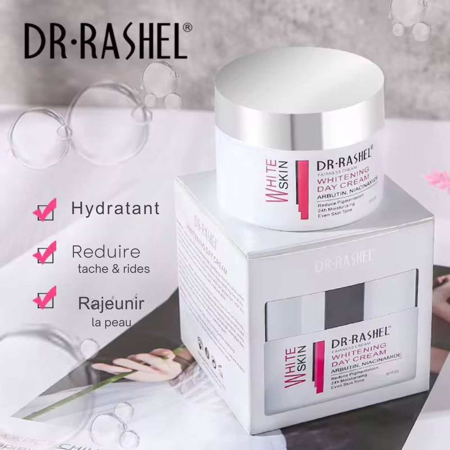 Duo Dr-Rashel Crème & Sérum Anti-tache & Ride